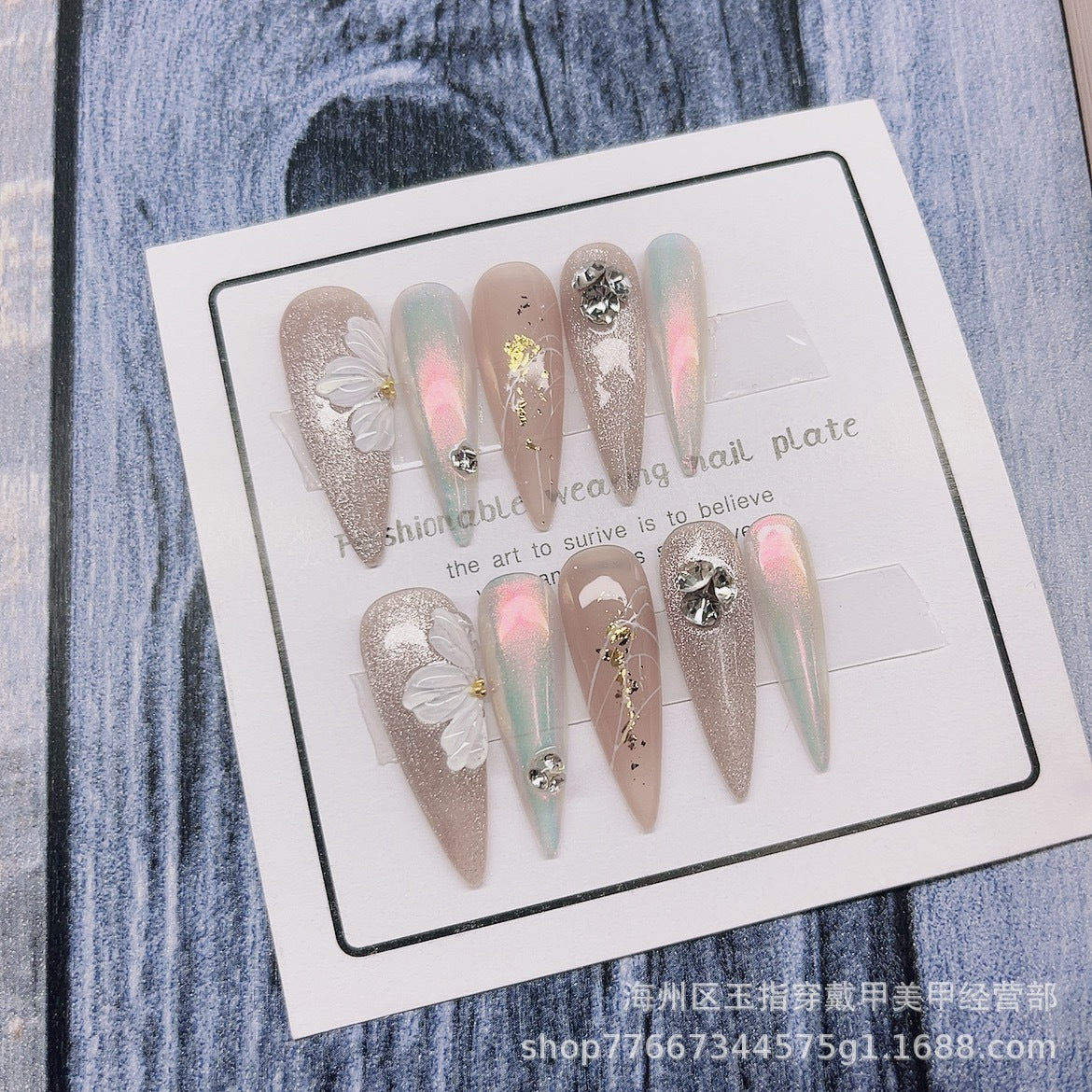 Halloween press on nail set Message me your sizes... - Depop